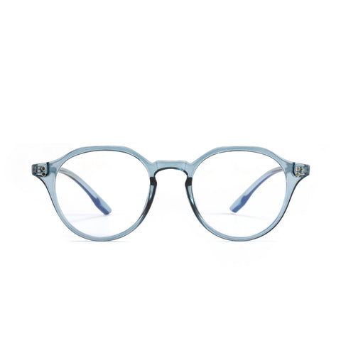 Wuhuama Glasses Round Full Frame TR90 Blu-ray Glasses