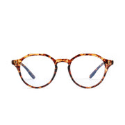 Wuhuama Glasses Round Full Frame TR90 Blu-ray Glasses