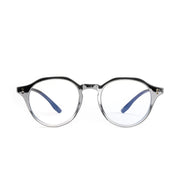 Wuhuama Glasses Round Full Frame TR90 Blu-ray Glasses