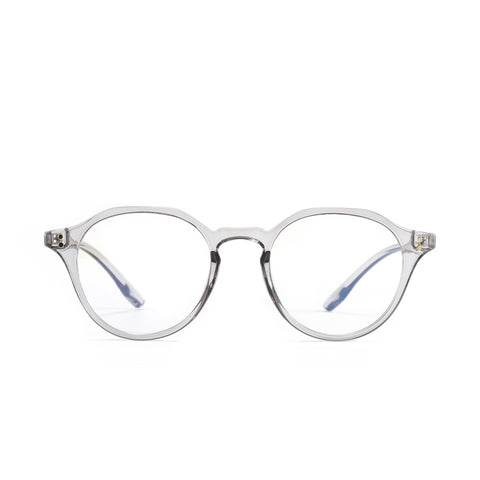 Wuhuama Glasses Round Full Frame TR90 Blu-ray Glasses