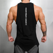 Muscular Man Sports Fitness Vest