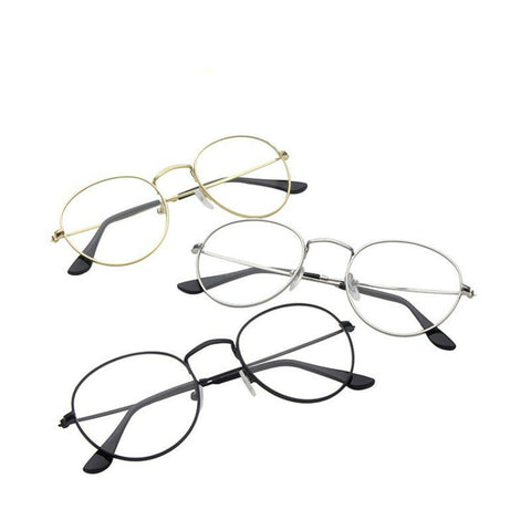 Woman Men Glasses Retro Round Glasses Frame