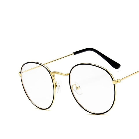 Woman Men Glasses Retro Round Glasses Frame