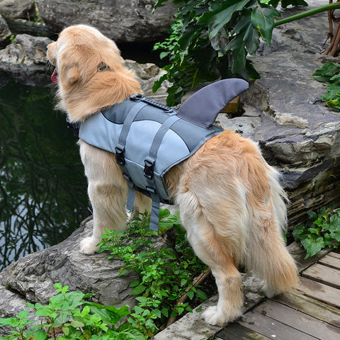 Mermaid Shark Pet Dog Swimming Life Vest Adjustable Dog Life Jacket for Small Large Pet Dog Summer Dog Life Aid Vest Swimwear