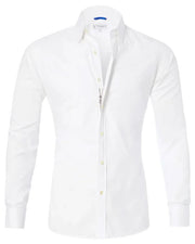 Long Sleeve Zipper Shirt With Button Design Fashion Lapel Tops For Mens Clothing