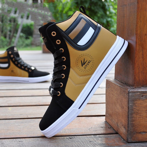 New men's high top shoes sneakers men's shoes