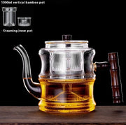 Glass Teapot High Temperature And Thickening Kettle Automatic Tea Steamer Home Kettle Electric Pottery Stove Bamboo Pot