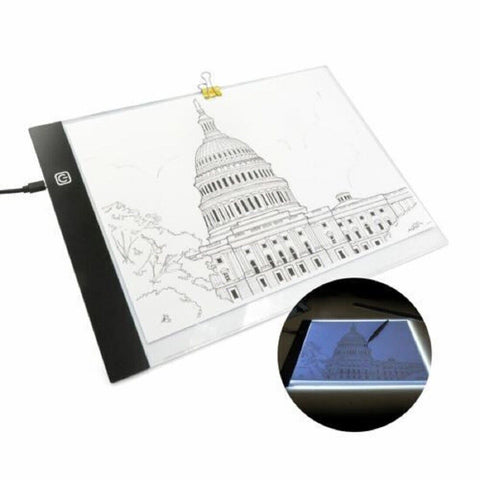 A4 LED Light Tracing Drawing Board Box Stencil Tattoo Copy Table Artist Craft