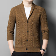 Comfortable Knitted Cardigan Men's Casual Jacket