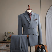 Double Breasted Suit Suit Men's