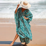 Seaside Vacation Sun Protection Long Dress Bikini Blouse Swimsuit Outwear Women