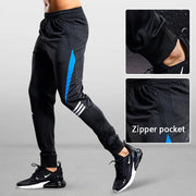 Sports pants Men's Running Pants With Zipper Pockets GYM Football Soccer Training Soccer Pant Exercise Jogging Long Trousers