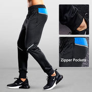 Sports pants Men's Running Pants With Zipper Pockets GYM Football Soccer Training Soccer Pant Exercise Jogging Long Trousers