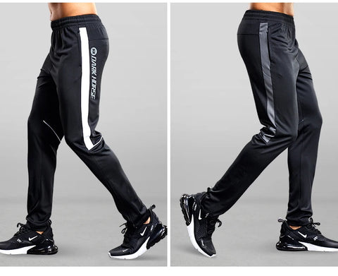 Sports pants Men's Running Pants With Zipper Pockets GYM Football Soccer Training Soccer Pant Exercise Jogging Long Trousers