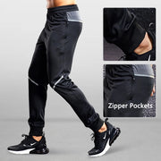 Sports pants Men's Running Pants With Zipper Pockets GYM Football Soccer Training Soccer Pant Exercise Jogging Long Trousers