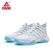 PEAK Men's Basketball Shoes Lightning Casual Sneakers Anti Slip and Shock-absorbing Checkered for Young People in Spring 2024