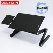 2023 New Liftable Laptop Desk Stand  For Desk Bed Adjustable  Aluminum Ergonomic Lapdesk PC Notebook Table Stand With Mouse Pad