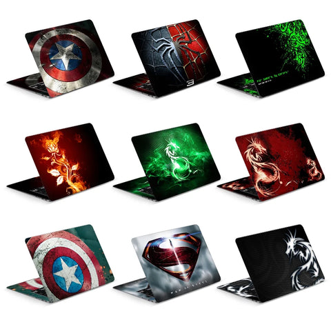 Universal Laptop Skins Sticker Vinyl Waterproof Skin 13.3"14"15.6"17.3" for Macbook/Lenovo/Mis/Hp/Acer Decorate Decal Assessorie