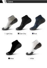 5 Pairs of Men's Socks and Short Socks for Men's Summer Thin Anti-odor Sweat-Absorbent Breathable Mesh Sports Socks Cotton Socks