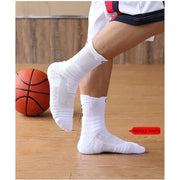 2Pairs Anti-slip Football Socks Men Women Cotton Sock Short Long Tube Soccer Basketball Sport Socks Breathable Deodorous Socks