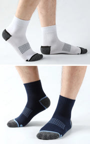 High Quality Lot Men's Socks Casual Breathable Run Sports Socks 5 Pairs Male Cotton Socks Winter Black Socks Men Large size38-45