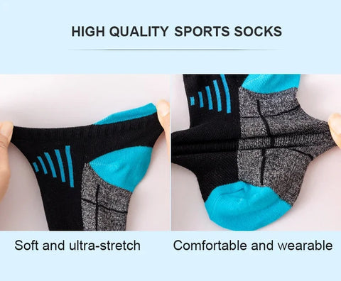 HSS 3Pairs Organic Cotton Women Socks Ankle Breathable Run Sports Sock Black Pink Casual Athletic Summer Thin Men Short Sokke