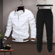 Men Suit Casual Fashion Breathable Jacket Sportwear Pants Winter Autumn Coat Boy Jogger For Home School Outdoor Sports