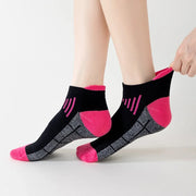 HSS 3Pairs Organic Cotton Women Socks Ankle Breathable Run Sports Sock Black Pink Casual Athletic Summer Thin Men Short Sokke