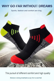 HSS 3Pairs Organic Cotton Women Socks Ankle Breathable Run Sports Sock Black Pink Casual Athletic Summer Thin Men Short Sokke