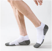 5 Pairs of Men's Socks and Short Socks for Men's Summer Thin Anti-odor Sweat-Absorbent Breathable Mesh Sports Socks Cotton Socks