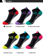 HSS 3Pairs Organic Cotton Women Socks Ankle Breathable Run Sports Sock Black Pink Casual Athletic Summer Thin Men Short Sokke