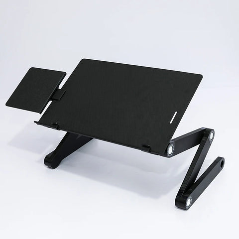 2023 New Liftable Laptop Desk Stand  For Desk Bed Adjustable  Aluminum Ergonomic Lapdesk PC Notebook Table Stand With Mouse Pad