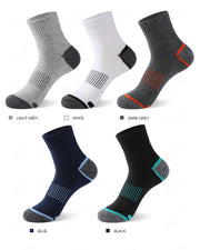 High Quality Lot Men's Socks Casual Breathable Run Sports Socks 5 Pairs Male Cotton Socks Winter Black Socks Men Large size38-45