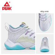 PEAK Men's Basketball Shoes Lightning Casual Sneakers Anti Slip and Shock-absorbing Checkered for Young People in Spring 2024