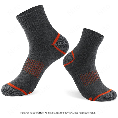 High Quality Lot Men's Socks Casual Breathable Run Sports Socks 5 Pairs Male Cotton Socks Winter Black Socks Men Large size38-45