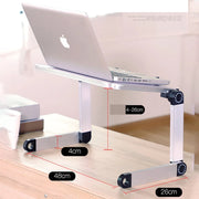 2023 New Liftable Laptop Desk Stand  For Desk Bed Adjustable  Aluminum Ergonomic Lapdesk PC Notebook Table Stand With Mouse Pad