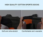 5 Pairs of Men's Socks and Short Socks for Men's Summer Thin Anti-odor Sweat-Absorbent Breathable Mesh Sports Socks Cotton Socks