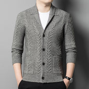 Comfortable Knitted Cardigan Men's Casual Jacket