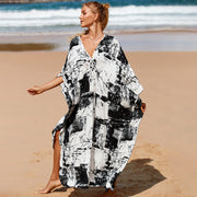 Seaside Vacation Sun Protection Long Dress Bikini Blouse Swimsuit Outwear Women