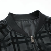 Baseball Collar Leather Coat Spring And Autumn Men