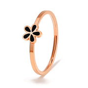 Elegant Little Flower Ring Female Personality Normcore Style Girlfriends Index Finger Ring