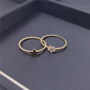 Elegant Little Flower Ring Female Personality Normcore Style Girlfriends Index Finger Ring