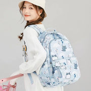 Women's Korean-style Lightweight Printed Backpack Casual Computer Bag