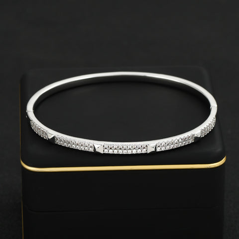 Simple Design Micro-inlaid Diamond Bracelet For Women