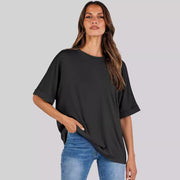 Women's Pullover Top Loose Short Sleeve